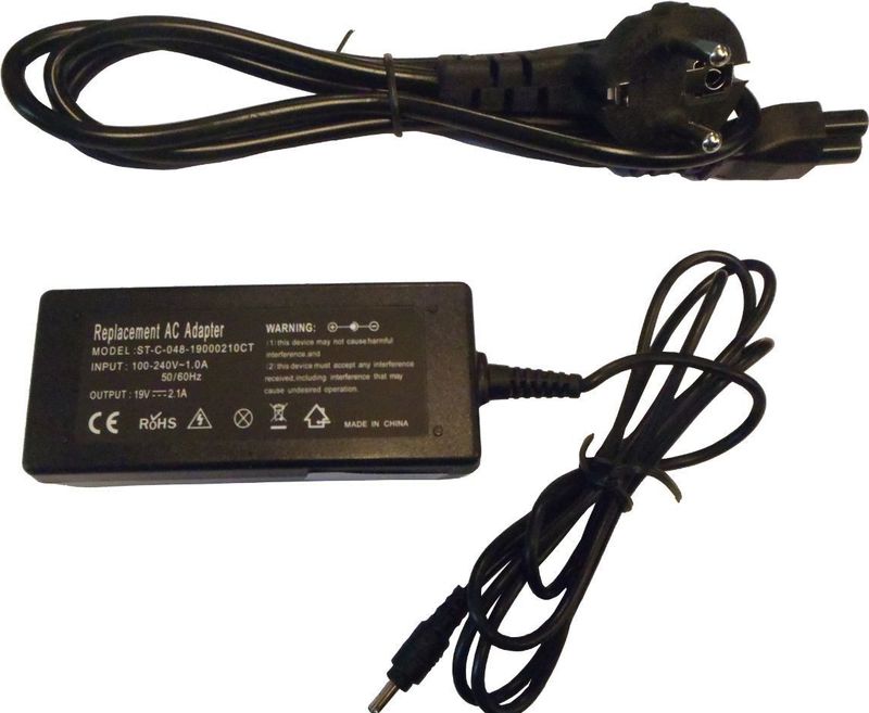 MICROBATTERY voeding voor laptopa 40 W, 1 mm, 2.1 A, (MBA1308)