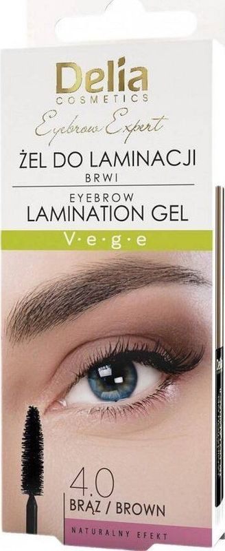 Delia Eyebrow Expert gel voor laminacji wenkbrauwen Brąmet 4ml