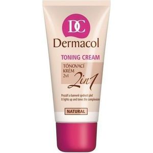 Dermacol Toning Cream 2in1 crème kleuren Natural 30ml