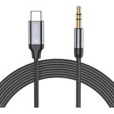 Tech-Protect Kabel USB USB-C - mini Jack 3.5 mm 1 m zwart (THP1582)