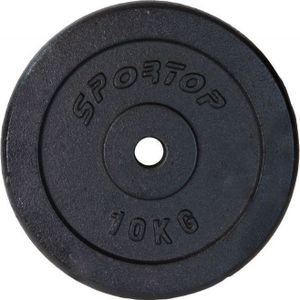 Sportop obciążenie żeliwne zwart 10 kg fi28