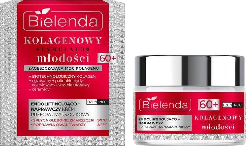 Bielenda Kolagenowy stymulator młodości Endoliftingująco-naprawczy crème przeciwzmarszczkowy 60+ 50ml
