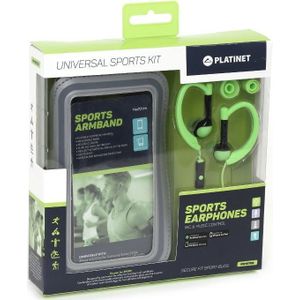 Platinet PM1070G hoofdtelefoon/headset Bedraad oorhaak Sporten Groen