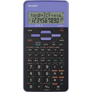 Sharp EL-531TH calculator Pocket Wetenschappelijke rekenmachine Zwart, Violet