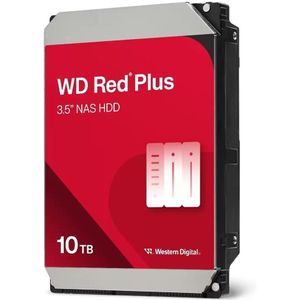 Western Digital WD rood Plus 8.9cm (3.5 inch) 10TB SATA3 7200 256MB WD100EFGX