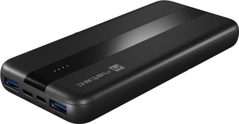 Natec Powerbank Trevi Slim Q 10000mAh zwart