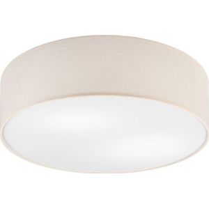 Lamkur lamp plafond Chester 48154 plafon lamp plafond rond 4x60W E27 crème/wit