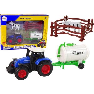 LEANToys serie boerderij tractor Zbiornik Na melk koe 1:64