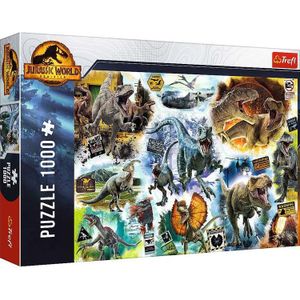 Trefl - Puzzles -  inch1000 inch - Tracking Dinosaurs / Universal Jurassic World