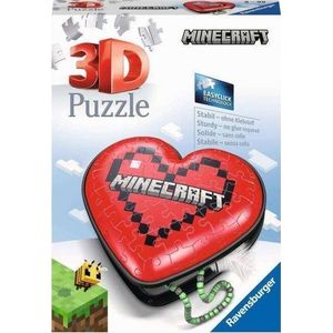 Ravensburger puzzel 3D 54el hart Minecraft 112852