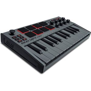 Akai MPK Mini MK3 Bedieningstoetsenbord Regelaar MIDI USB Zwart, Grijs