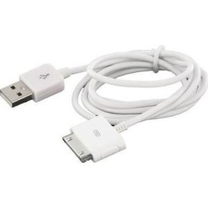 LMP Kabel USB USB-A - Apple 30-Pin 2 m wit (-DOCKUSB-2M)