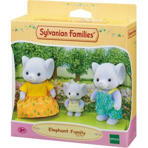 Sylvanian Families 5376 familie olifant- fluweelzachte speelfiguren voor poppenhuis