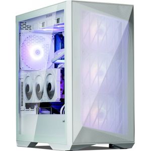 Zalman Z9 Iceberg MS wit ATX Mid Tower PC Case, Included 4x 140 mm wit ARGB fan, Tempered Glass side panel, Mesh Front, 473(D) x 245(W) x 496(H)mm