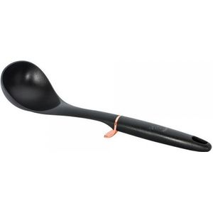 Berlinger Haus soeplepel zwart Rose 30,5 cm nylon zwart/goud