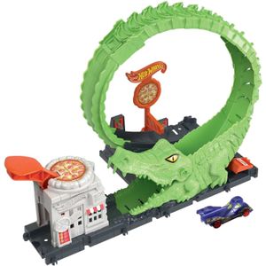 Mattel City Looping Krokodil in de Aanval, speelset