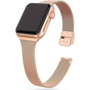Tech-Protect armband Thin Milanese Apple Watch 38/40/41mm Blush Gold