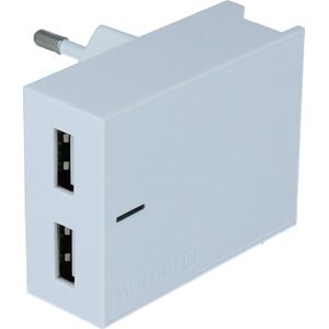 SWISSTEN oplader 2x USB-A 3 A (22047000)