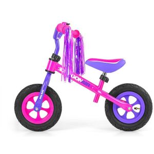 Milly Mally loopfiets Dragon Air 10 Inch Junior Roze/Paars