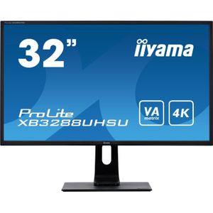 iiyama ProLite XB3288UHSU-B1 LED display 80 cm (31.5 inch) 3840 x 2160 Pixels 4K Ultra HD Zwart
