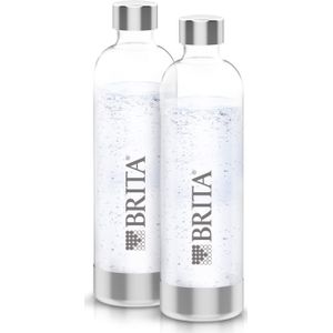 BRITA - SodaONE - Kunststof Bruiswatertoestel flessen - 2 x 1L PET-fles