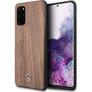 Mercedes-Benz Mercedes MEHCS67VWOLB S20+ G985 hard case bruin/bruin Wood Line Walnut