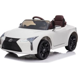 Ramiz Lexus LC500 speelgoed auto na accu voor kinderen wit