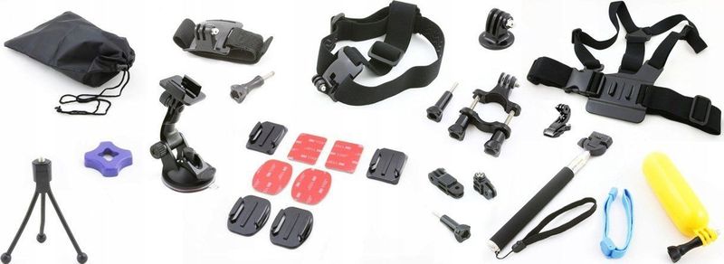 Xrec accessoires voor Kamer Sporotwych Gopro Hero 4 3+ 3 + 2 1 / Sjcam Sj4000 Sj5000 Sj6000 Sj7000