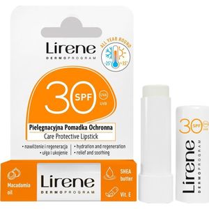 LIRENE_Care Protective Lipstick lippenstift bescherming Macadamia Oil SPF30 4,6g