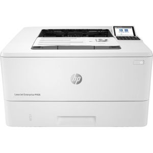 HP LaserJet Enterprise M406dn, Zwart-wit, Printer voor Bedrijf, Print, Compact formaat, Optimale beveiliging, Dubbelzijdig printen, Energiezuinig, Printen via USB-poort aan voorzijde