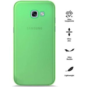 PURO 0.3 Nude - Etui Samsung Galaxy A3 (2017) (Fluo groen)