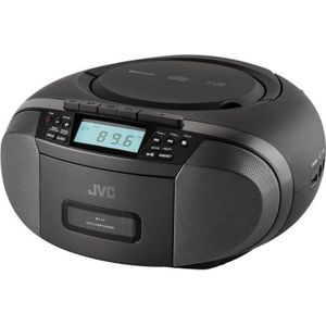 JVC RC-E444B Radiozender Zwart
