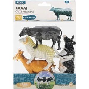 Mega Creative figuur dier DOMOWE 4 stuks 13CM 21X26X4 MC PBH 72/144