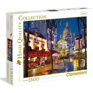 Parijs - Montmartre (1500 Stukjes) - Clementoni Volwassen Puzzel