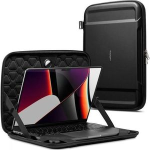 Spigen - Laptop 13/14 inch hoesje - Rugged Armor Pouch Pro - Zwart