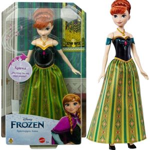 Mattel Disney Frozen Śinging Anna pop