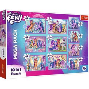 Trefl - Puzzles -  inch10in1 inch - Shining Ponies / Hasbro MLP Movie 2021