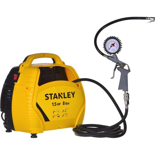 Stanley b2be104stn703 100-8-6 silent air compressor dst 100-8-6si 750 w 230  v giallo - Klusspullen kopen? | Laagste prijs online | beslist.nl