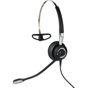 Jabra 2406-720-209 hoofdtelefoon/headset Bedraad Neckband, oorhaak, Hoofdband Kantoor/callcenter Zwart, Zilver