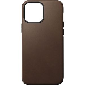 Nomad Case Leather Modern MagSafe Rustic bruin | iPhone 13 Pro Max