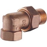 KFA Śrubunek haaks 1/2 inch mosiężny 814-012-15
