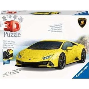 Hyper Realistische 3D Puzzel - Lamborghini Huracán EVO Giallo (108 stukjes)