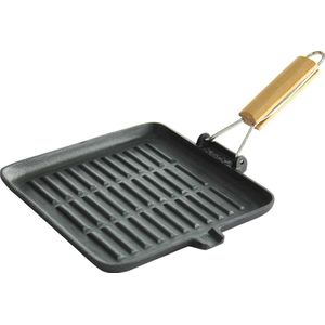 Kinghoff grillpan KH-1107 -  Ø24 cm - Gietijzeren - alle warmtebronnen