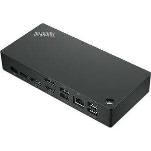 Lenovo ThinkPad Universal USB-C Bedraad USB 3.2 Gen 1 (3.1 Gen 1) Type-C Zwart