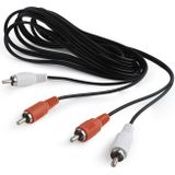 Gembird RCA stereo audiokabel, 1.8 meter