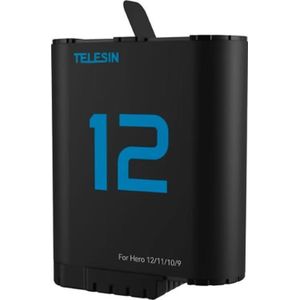 Telesin accu litowy voor GoPro Hero 12/11/10/9 (blauw)
