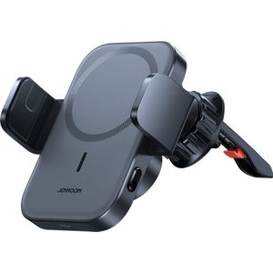 Joyroom auto houder magnetisch draadloos inductie lader Qi 15W (kompatybilna met MagSafe voor iPhone) na kratkę nawiewu (JR-ZS295)