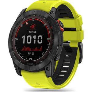 Tech-Protect ICONBAND PRO GARMIN FENIX 3 / 5X / 3HR / 5X PLUS / 6X / 6X PRO / 7X limoen/zwart