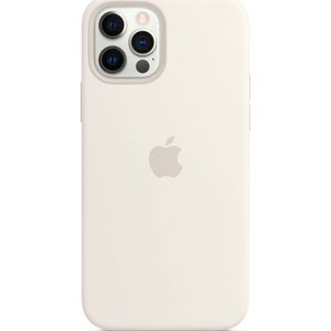 Apple iPhone 12/12 Pro Silicone Case met MagSafe - wit