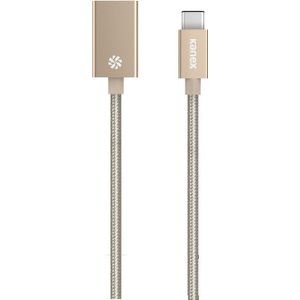Kanex Kabel USB USB-A - USB-C 0.21 m goud (KU3CAPV1-GD)